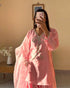 Petual Pink Stylish Farshi Salwar Suit