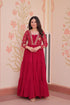 Charming Thread Work Georgette Long Anarkali Gown