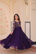 Charming Thread Work Georgette Long Anarkali Gown