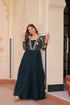 Charming Thread Work Georgette Long Anarkali Gown