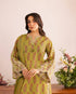Spring Blossom Elegance Printed Farsi Salwar Suit