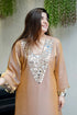 "Golden Glow Mirror Work Kurta Set"