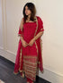 Handcrafted Ethnic Mirror-Work Ensemble Suit