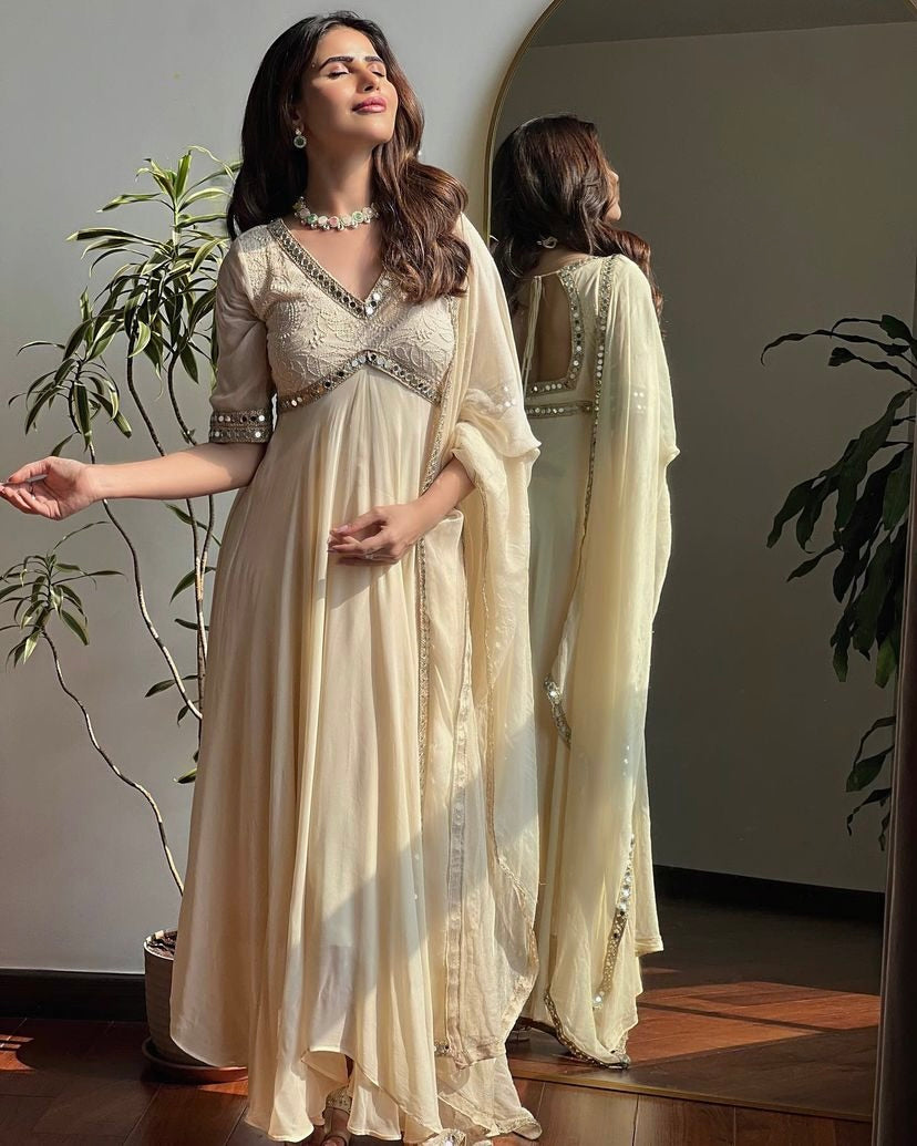 Zehra Signature Anarkali Gown Set
