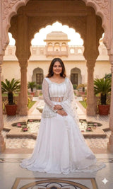 Noor Rangoli Embellished Koti Lehenga Set