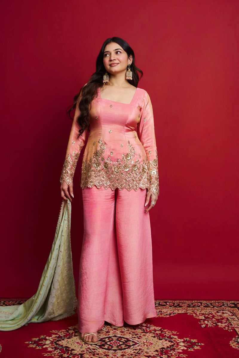 Radiant Shimmer Sharara Ensemble